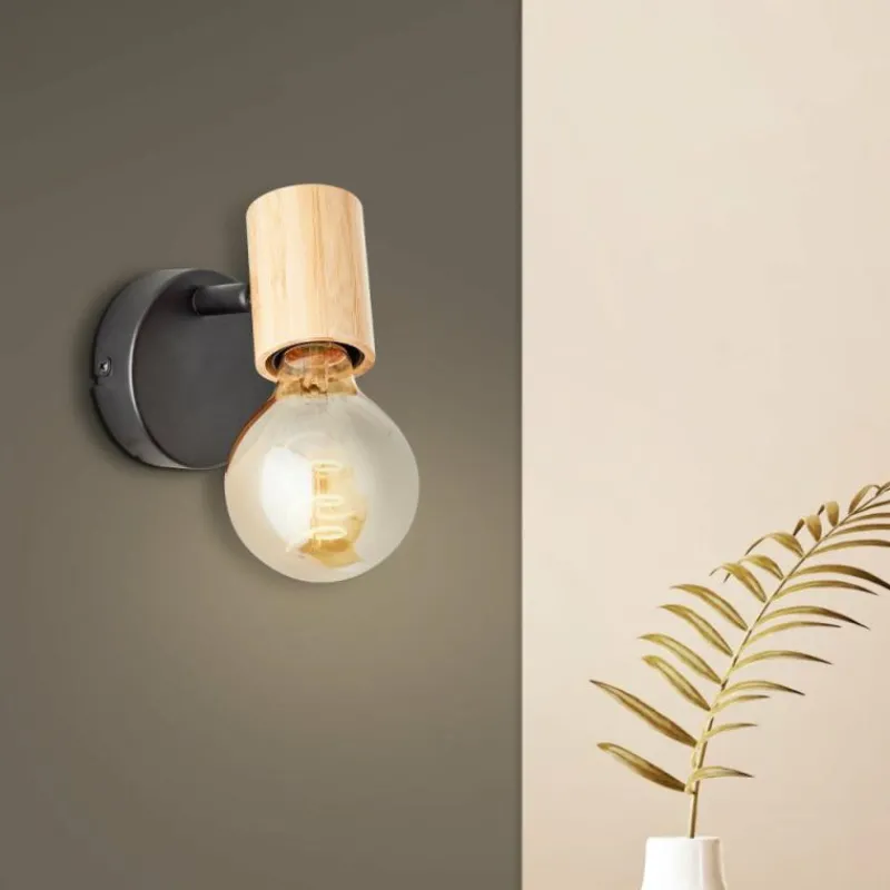 Luminaires Scandinaves-Luminaires Brilliant Applique murale Brilliant Kerry Écru, Noir, 1 lumière