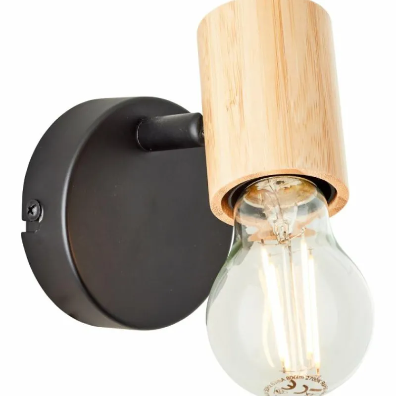 Luminaires Scandinaves-Luminaires Brilliant Applique murale Brilliant Kerry Écru, Noir, 1 lumière