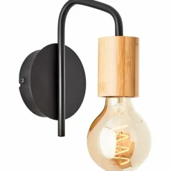 Luminaires Scandinaves-Luminaires Brilliant Applique murale Brilliant Elyna Écru, Noir, 1 lumière