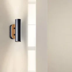 Luminaires Scandinaves-Luminaires Brilliant Applique murale Brilliant Niels Écru, Noir, 2 lumières