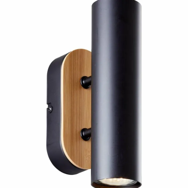 Luminaires Scandinaves-Luminaires Brilliant Applique murale Brilliant Niels Écru, Noir, 2 lumières