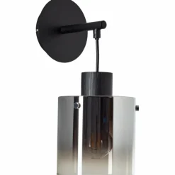 Suspension Verre Fumé-Luminaires Brilliant Applique murale Brilliant Simonis Noir, 1 lumière