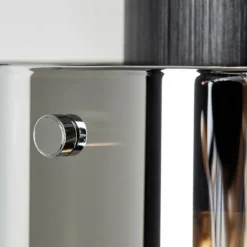 Suspension Verre Fumé-Luminaires Brilliant Applique murale Brilliant Simonis Noir, 1 lumière