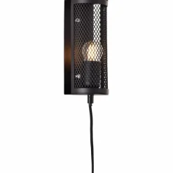 Luminaires Rustiques-Luminaires Brilliant Applique murale Brilliant Maze Noir, 1 lumière