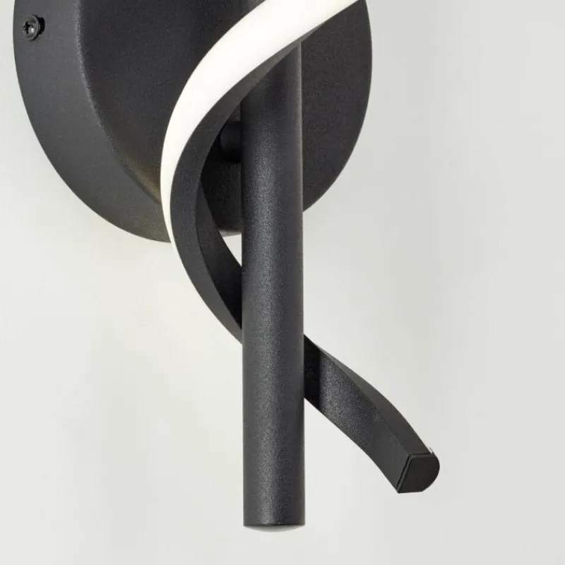 Luminaires Brilliant Applique murale Brilliant Eunice LED Noir, 1 lumière* Éclairage Led