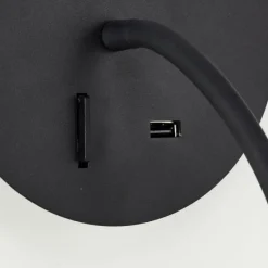 Luminaires Brilliant Applique murale Brilliant Jutta LED Noir, 1 lumière* Éclairage Led