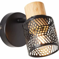 Luminaires Scandinaves-Luminaires Brilliant Applique murale Brilliant Santy Noir, 1 lumière