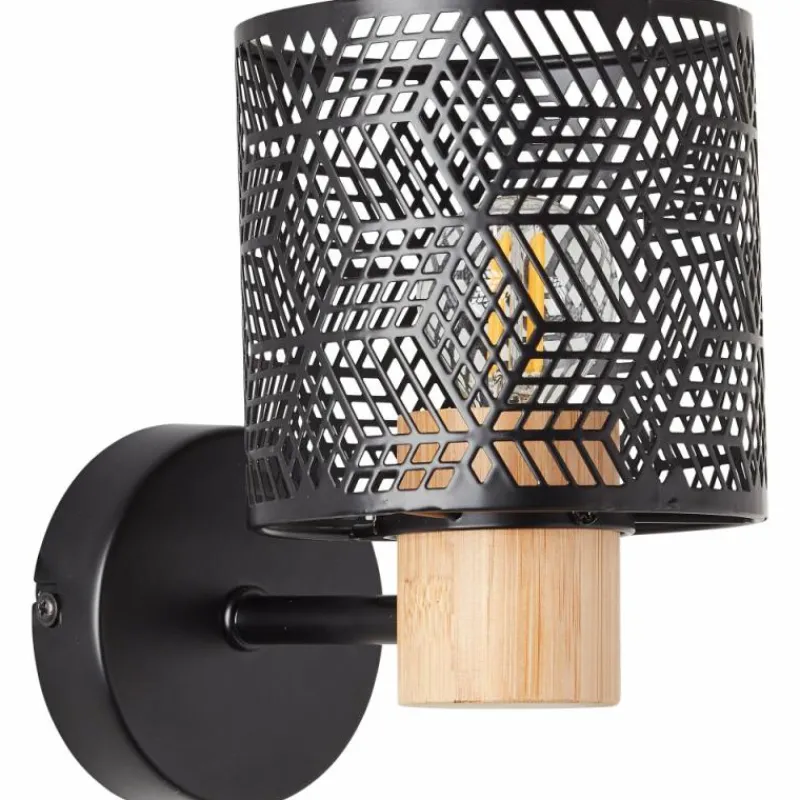 Luminaires Scandinaves-Luminaires Brilliant Applique murale Brilliant Santy Noir, 1 lumière