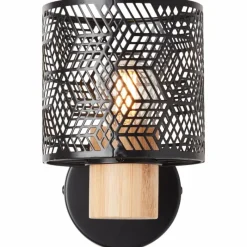 Luminaires Scandinaves-Luminaires Brilliant Applique murale Brilliant Santy Noir, 1 lumière