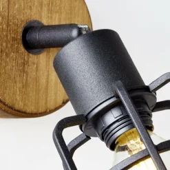 Luminaires Scandinaves-Luminaires Brilliant Applique murale Brilliant Gwen Bois foncé, 1 lumière