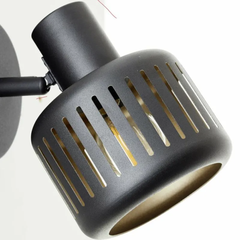 Lampes Dorées-Luminaires Brilliant Applique murale Brilliant Tyas Noir, 1 lumière