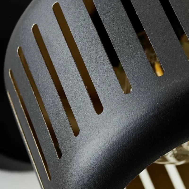 Lampes Dorées-Luminaires Brilliant Applique murale Brilliant Tyas Noir, 1 lumière