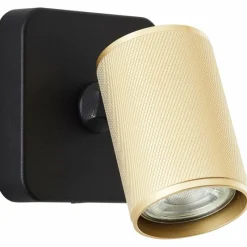 Lampes Dorées-Luminaires Brilliant Applique murale Brilliant Marty Noir, 1 lumière