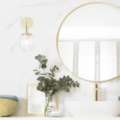 Luminaires Brilliant Applique murale Brilliant Gitse Or, 1 lumière