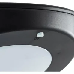 Luminaires Brilliant Applique murale Brilliant Bardum LED Noir, 1 lumière, Détecteur de mouvement