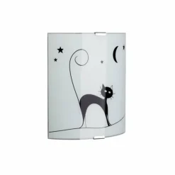 Luminaires Brilliant Applique murale Brilliant Cat Blanc, 1 lumière