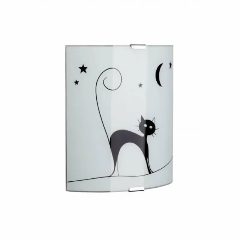 Luminaires Brilliant Applique murale Brilliant Cat Blanc, 1 lumière