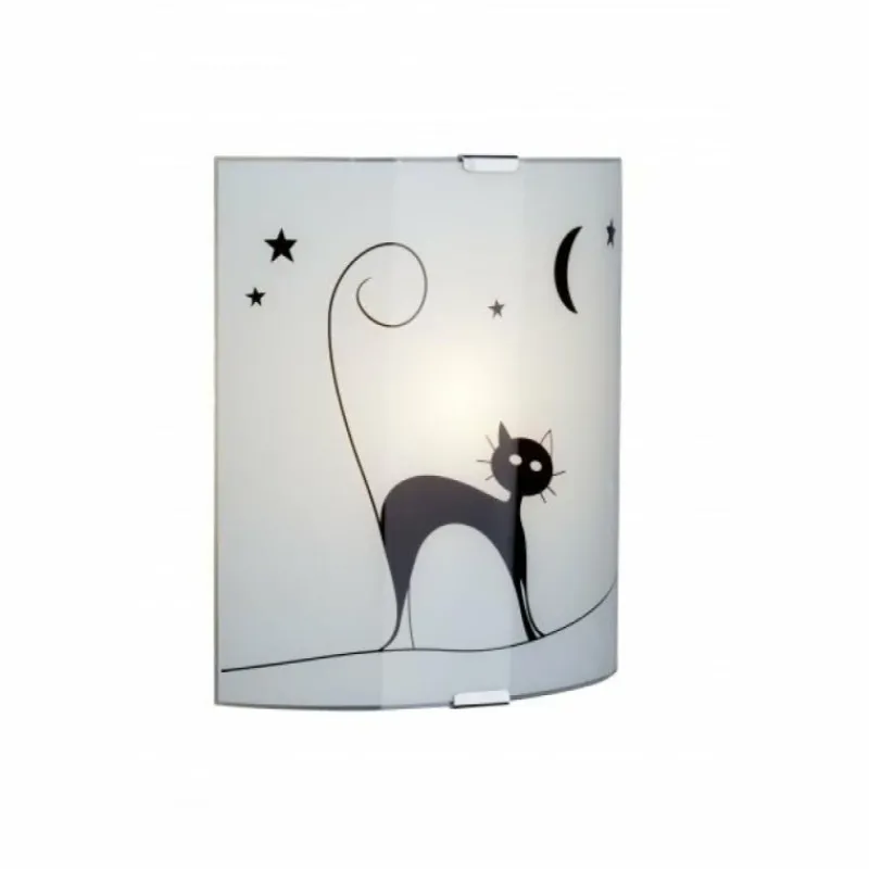 Luminaires Brilliant Applique murale Brilliant Cat Blanc, 1 lumière