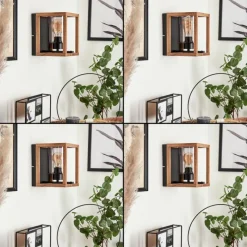 Suspension Verre Fumé-hofstein Applique murale Brugg Brun, Noir, 1 lumière