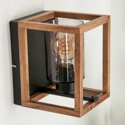 Suspension Verre Fumé-hofstein Applique murale Brugg Brun, Noir, 1 lumière