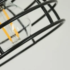 Lampes Vintages & Rétros-hofstein Applique murale Builako Rose, Noir, 1 lumière