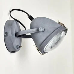 hofstein Applique murale Butikon Gris, 1 lumière