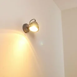 hofstein Applique murale Butikon Gris, 1 lumière