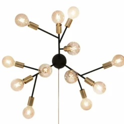 By Rydéns Applique murale By Rydens Hero Noir, 12 lumières* Appliques