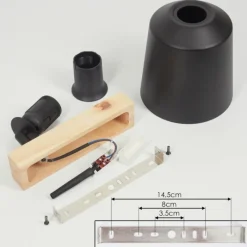 Luminaires Scandinaves-hofstein Applique murale Caetanos Écru, 1 lumière