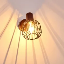 Luminaires Rustiques-hofstein Applique murale Cancun Brun, 1 lumière