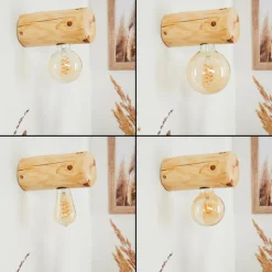 Luminaires Scandinaves-hofstein Applique murale Canedo Brun, 1 lumière