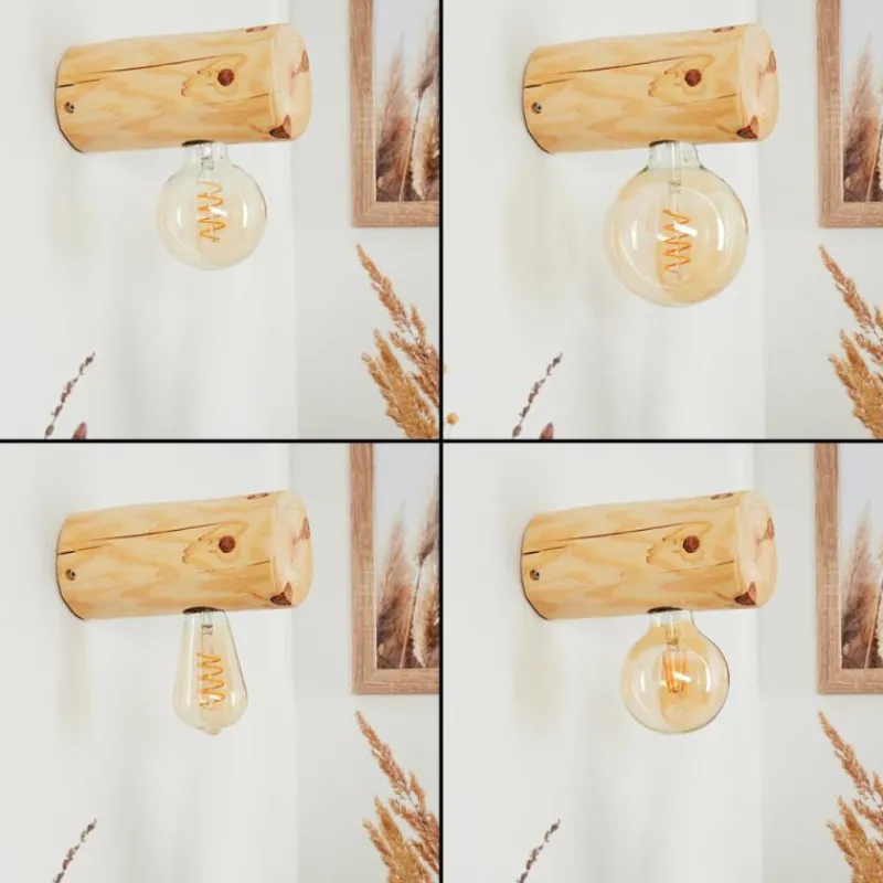 Luminaires Scandinaves-hofstein Applique murale Canedo Brun, 1 lumière