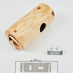 Luminaires Scandinaves-hofstein Applique murale Canedo Brun, 1 lumière