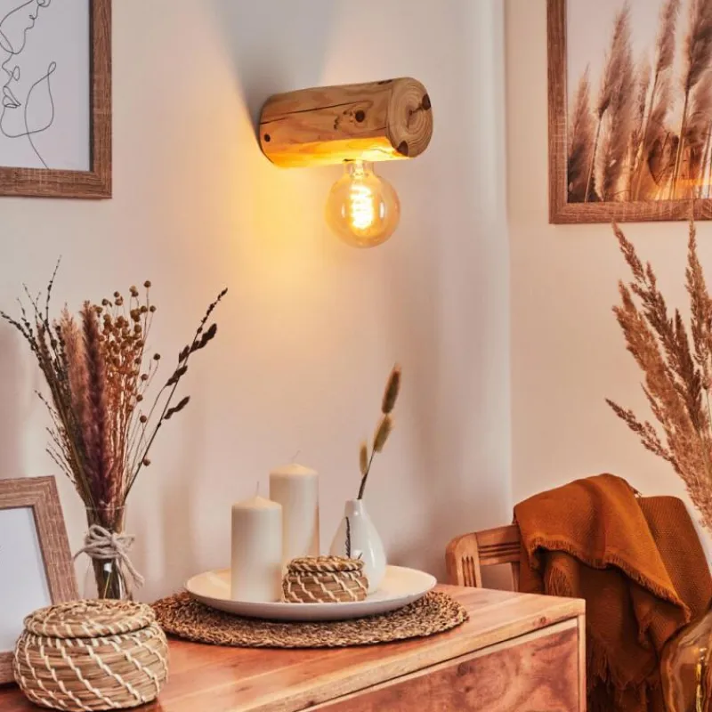 Luminaires Scandinaves-hofstein Applique murale Canedo Brun, 1 lumière