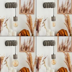 Luminaires Scandinaves-hofstein Applique murale Canedo Brun, 1 lumière