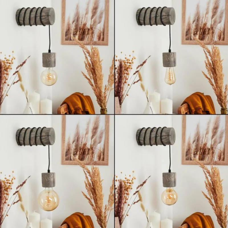 Luminaires Scandinaves-hofstein Applique murale Canedo Brun, 1 lumière