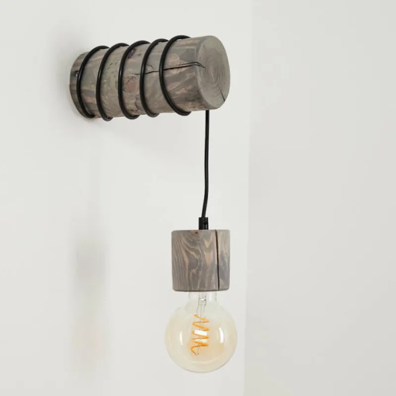 Luminaires Scandinaves-hofstein Applique murale Canedo Brun, 1 lumière