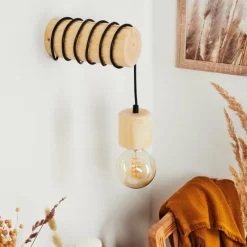 Luminaires Scandinaves-hofstein Applique murale Canedo Brun, 1 lumière