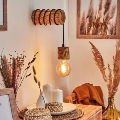 Luminaires Scandinaves-hofstein Applique murale Canedo Brun, 1 lumière