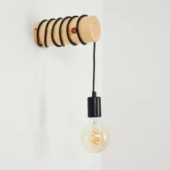 Luminaires Scandinaves-hofstein Applique murale Canedo Brun, 1 lumière