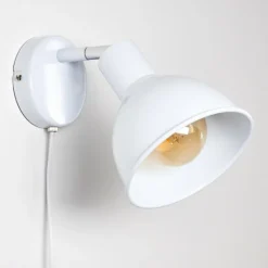 hofstein Applique murale Caney Blanc, 1 lumière