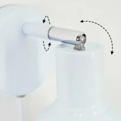 hofstein Applique murale Caney Chrome, Blanc, 1 lumière