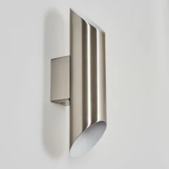 hofstein Applique murale Cann LED Nickel mat, 2 lumières