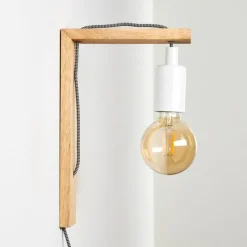 hofstein Applique murale Canoe Bois clair, 1 lumière