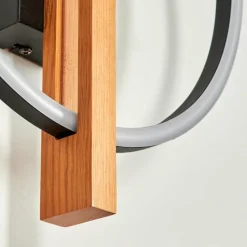 Luminaires Scandinaves-hofstein Applique murale Carcano LED Écru, Noir, 1 lumière