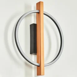 Luminaires Scandinaves-hofstein Applique murale Carcano LED Écru, Noir, 1 lumière