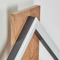 hofstein Applique murale Cascade LED Brun, Couleur bois, Noir, 1 lumière