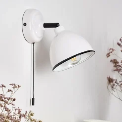 hofstein Applique murale Catharine Blanc, 1 lumière