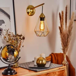 Lampes Vintages & Rétros-hofstein Applique murale Cenova Laiton, 1 lumière