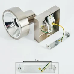 hofstein Applique murale Chagres Nickel mat, 1 lumière